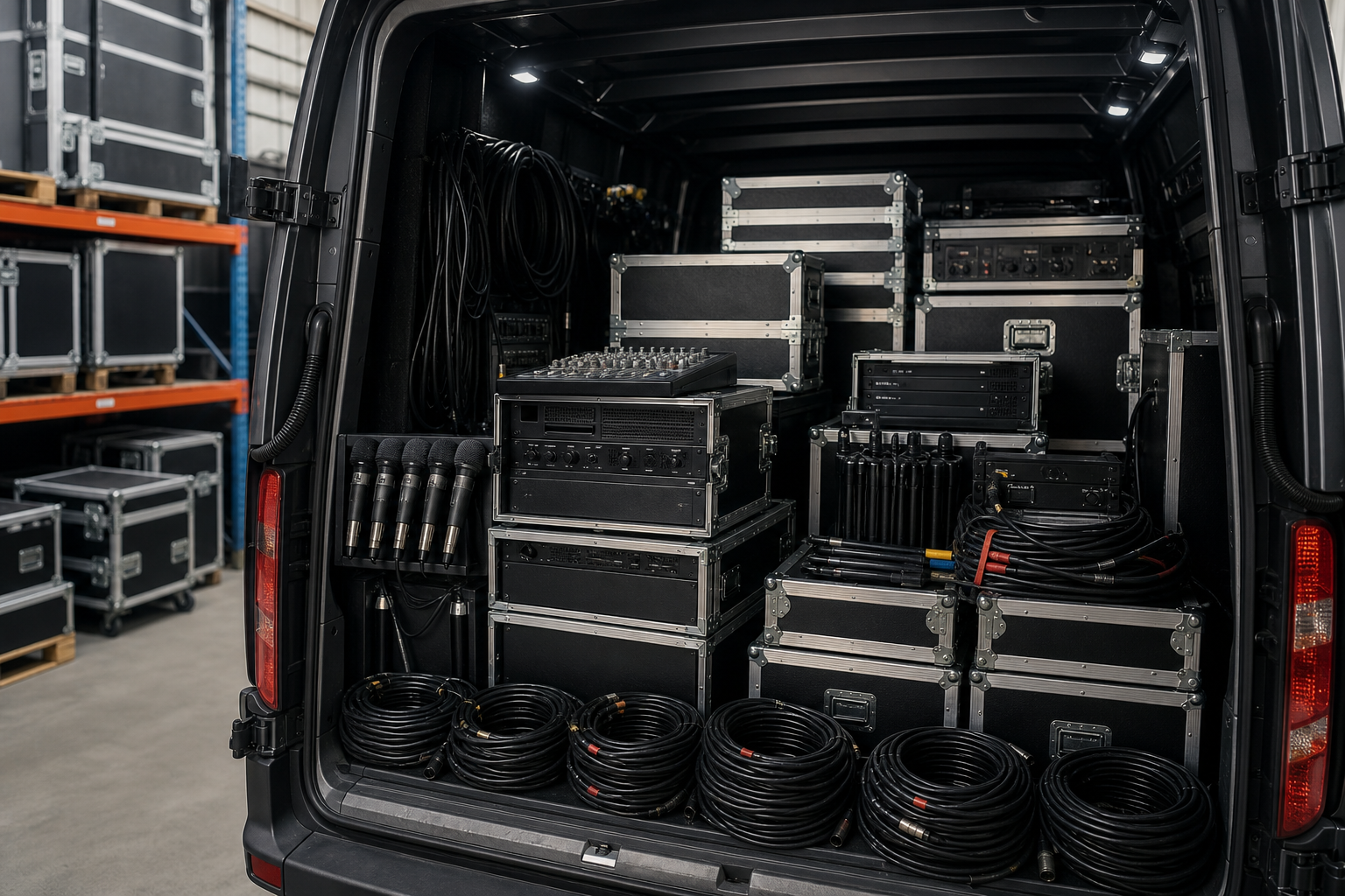 Casse, mixer e amplificatori professionali pronti per il noleggio